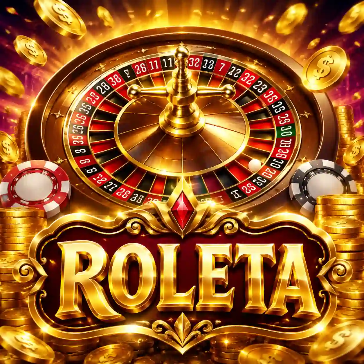 Mesa de roleta ao vivo com dealer em ambiente dourado